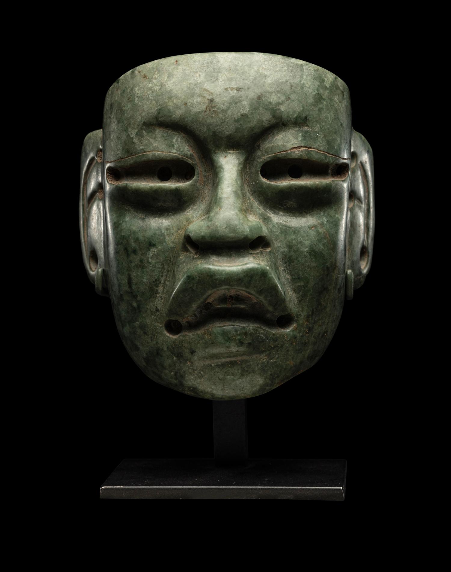 An Olmec Jade Maskette