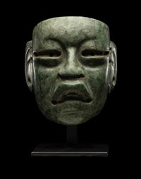 An Olmec Jade Maskette