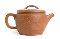 A Yixing Pottery Teapot Height 3 inches.
