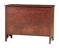A Country Federal Stained Pine One-Drawer Blanket Chest