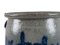 A Cobalt Decorated Four Gallon Stoneware Crock