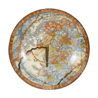 A Monumental Japanese Kutani Porcelain Charger
