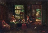 Brink, (19th/20th century), Interior Genre Scene