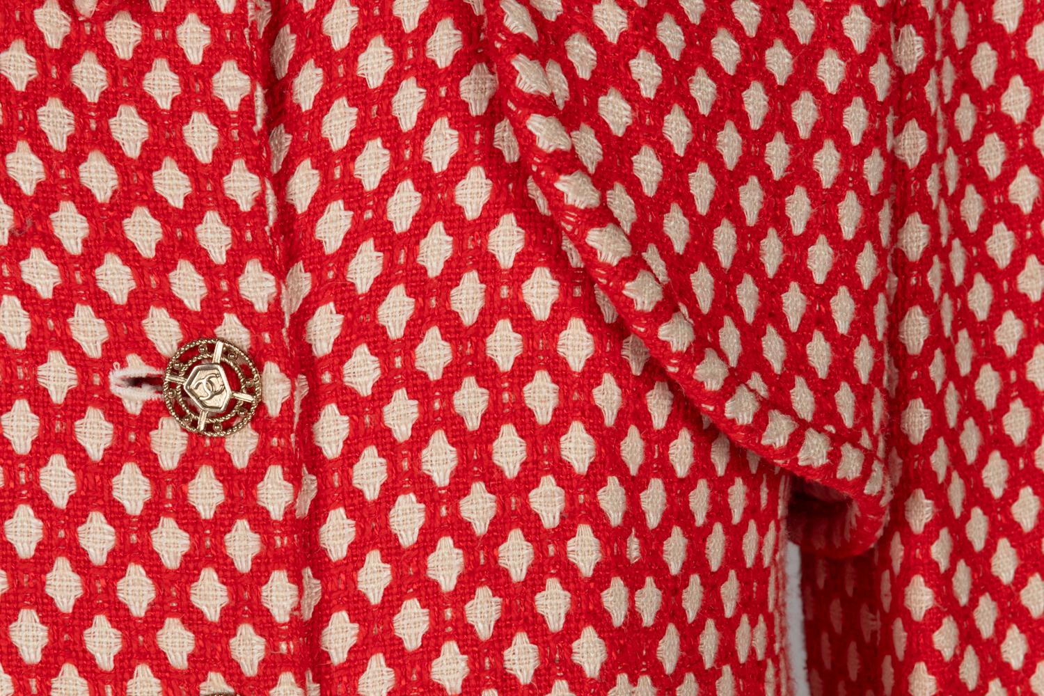 Chanel Red and White Skirt Suit, Spring 2008