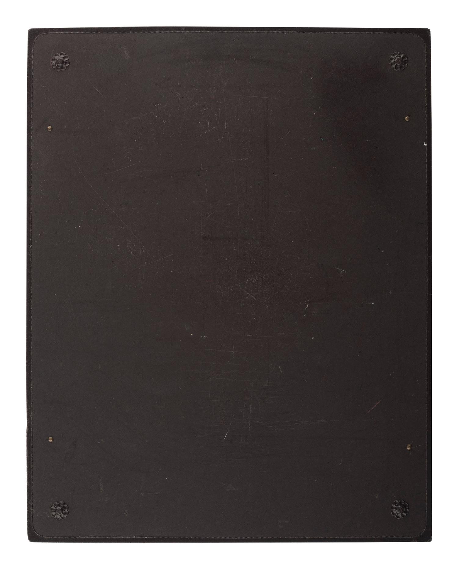 [EARLY PHOTOGRAPHY]. Very Very Rare whole plate geometric Union case, black.