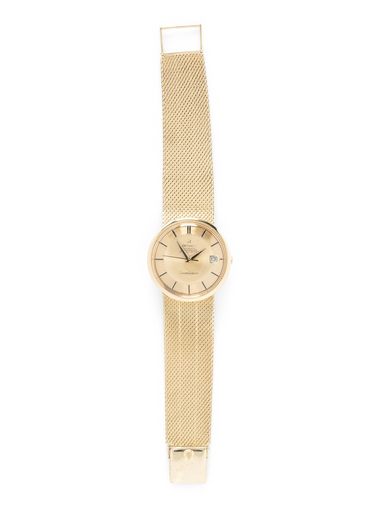 OMEGA, 18K YELLOW GOLD 'CONSTELLATION' WATCH