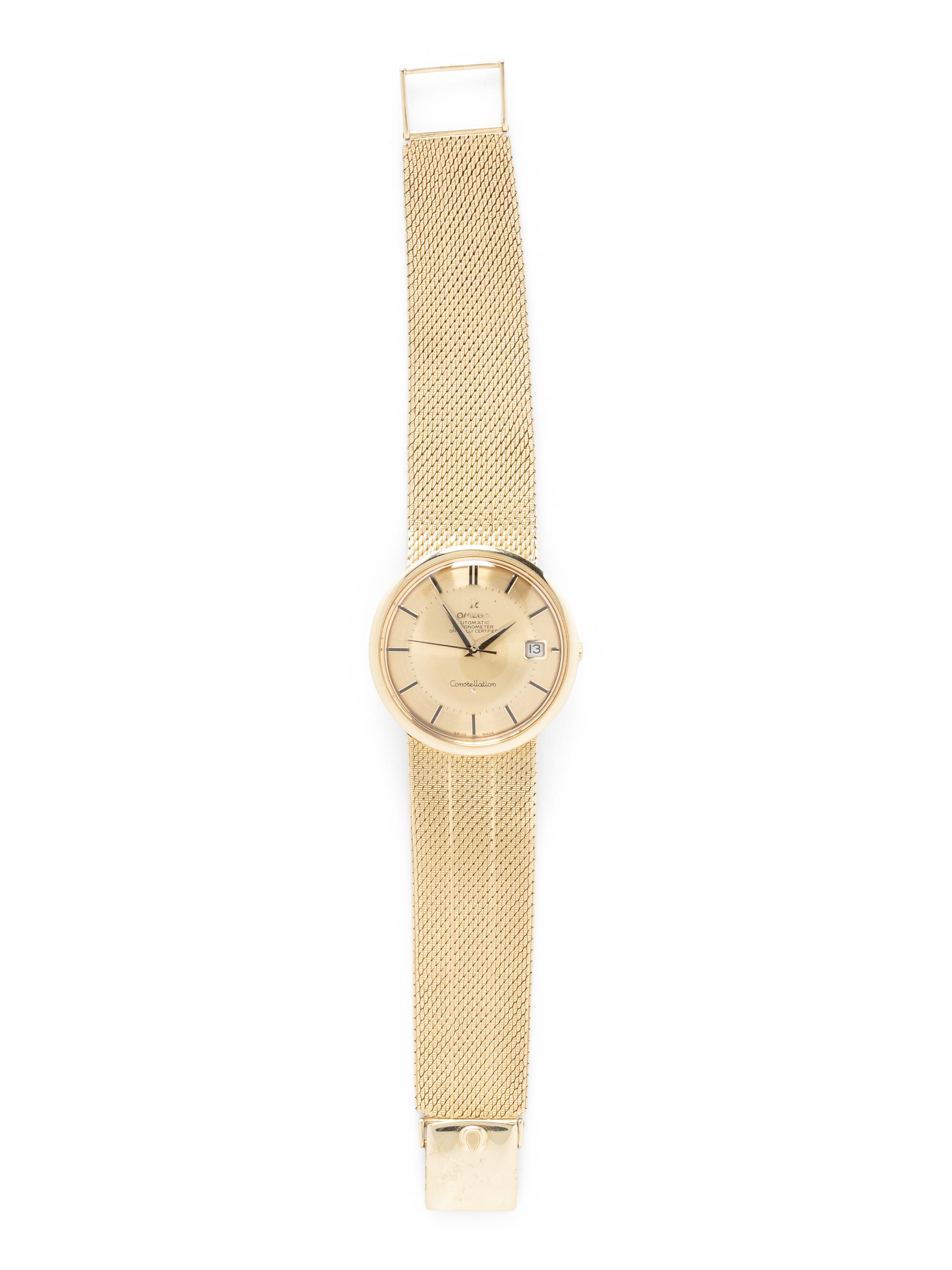 OMEGA, 18K YELLOW GOLD 'CONSTELLATION' WATCH