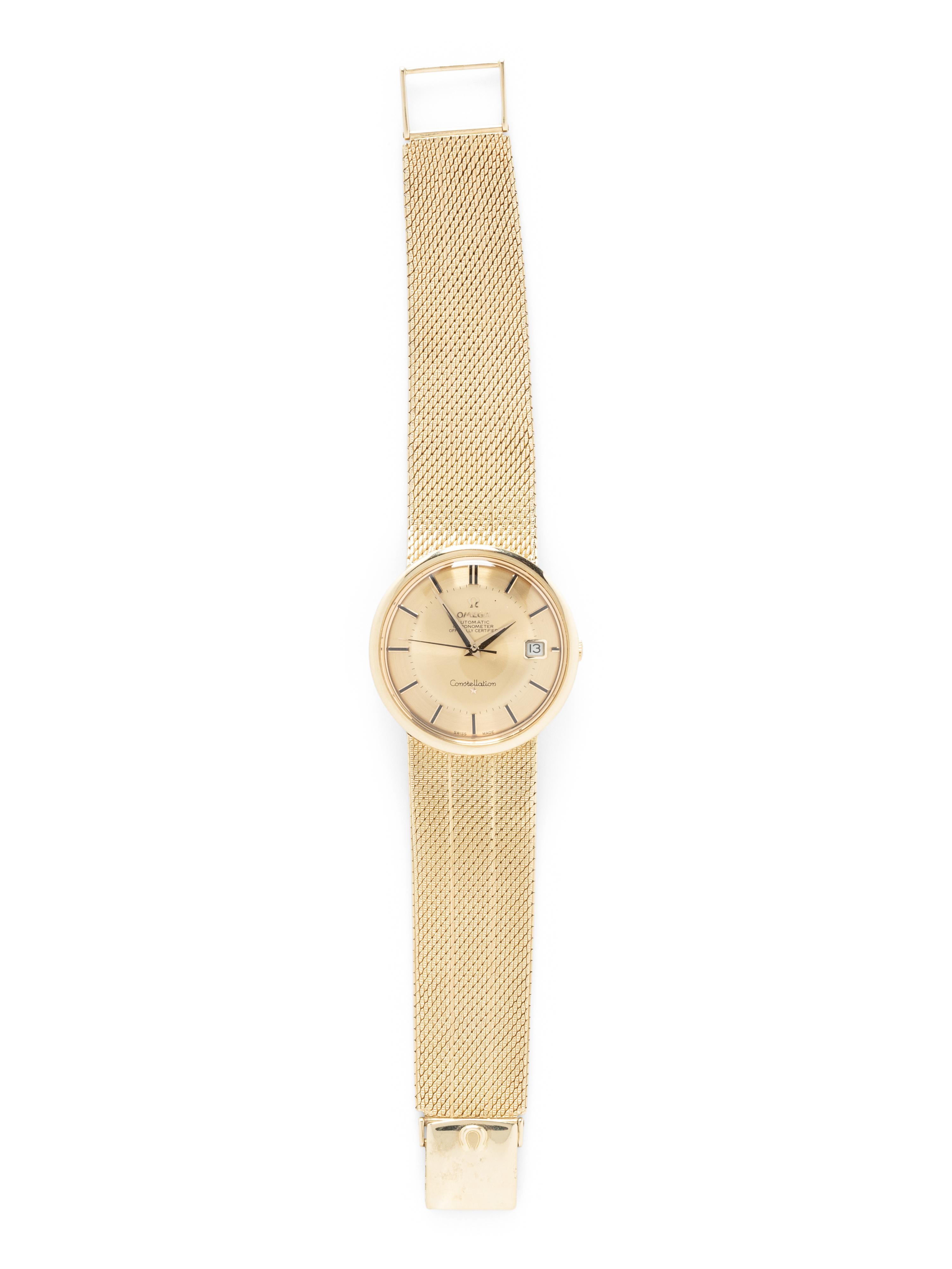 OMEGA, 18K YELLOW GOLD 'CONSTELLATION' WATCH
