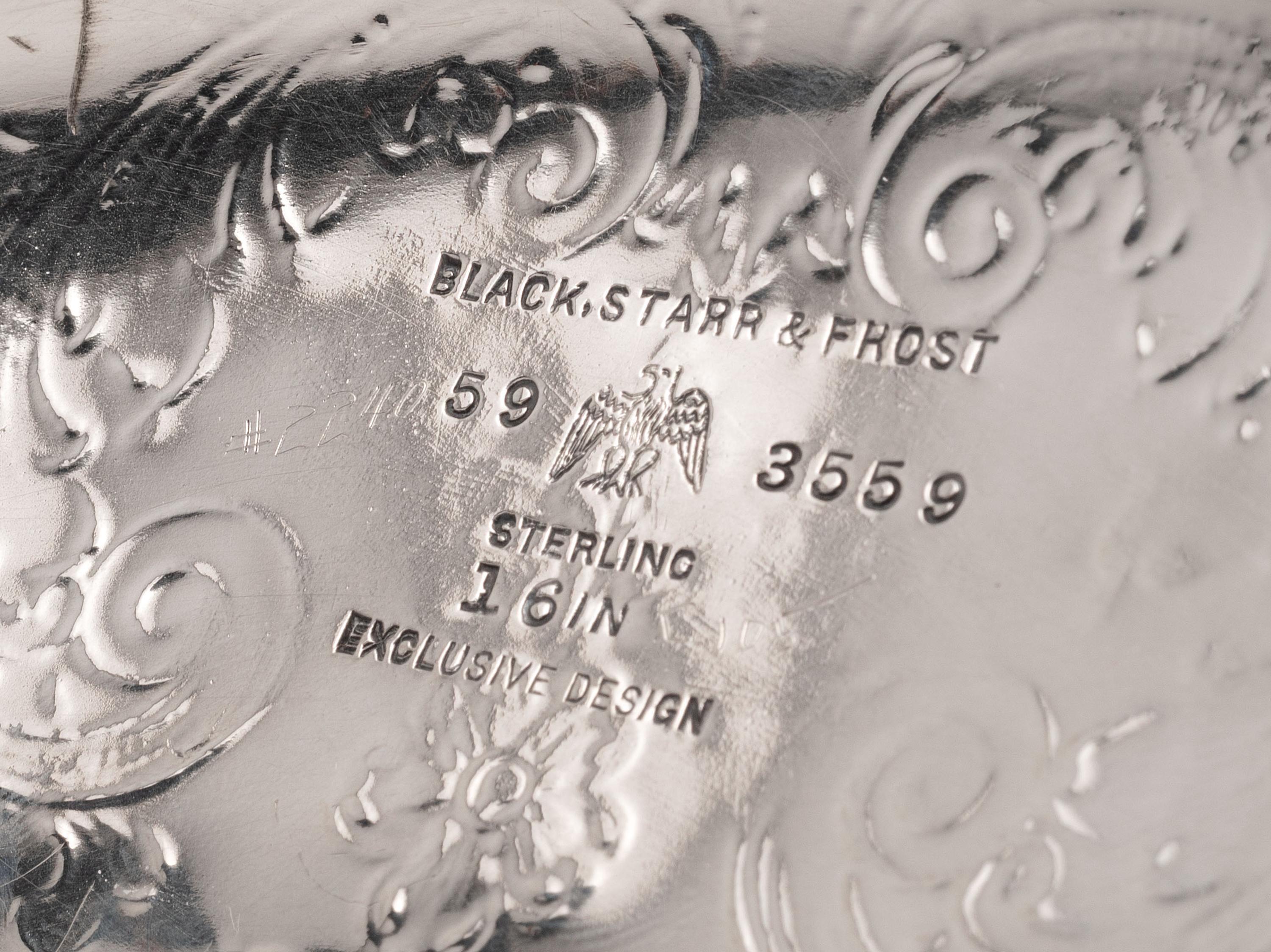 An American Silver Center Bowl