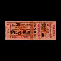 A Sept. 20, 1955 Rocky Marciano vs. Archie Moore World Heavyweight Championship Boxing Ticket – Final Bout of Marciano's Historic 49-0 Career
