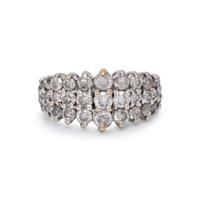 DIAMOND AND WHITE GOLD RING