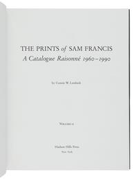 [FRANCIS, Sam (1923-1994)]. LEMBARK, Connie W. The Prints of Sam Francis: A Catalogue Raisonné. New York: Hudson Hills Press, 1992.