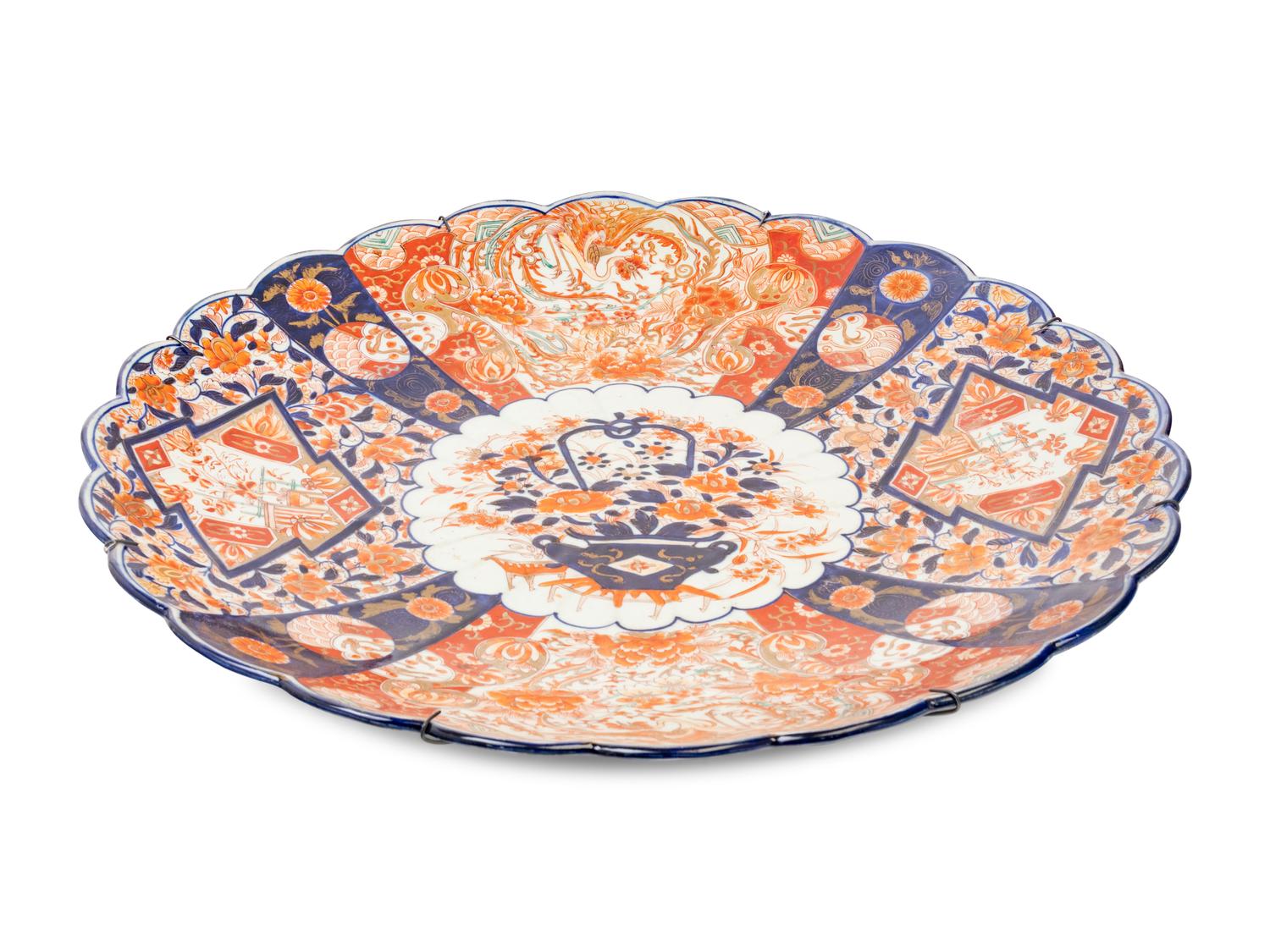 An Imari Porcelain Charger