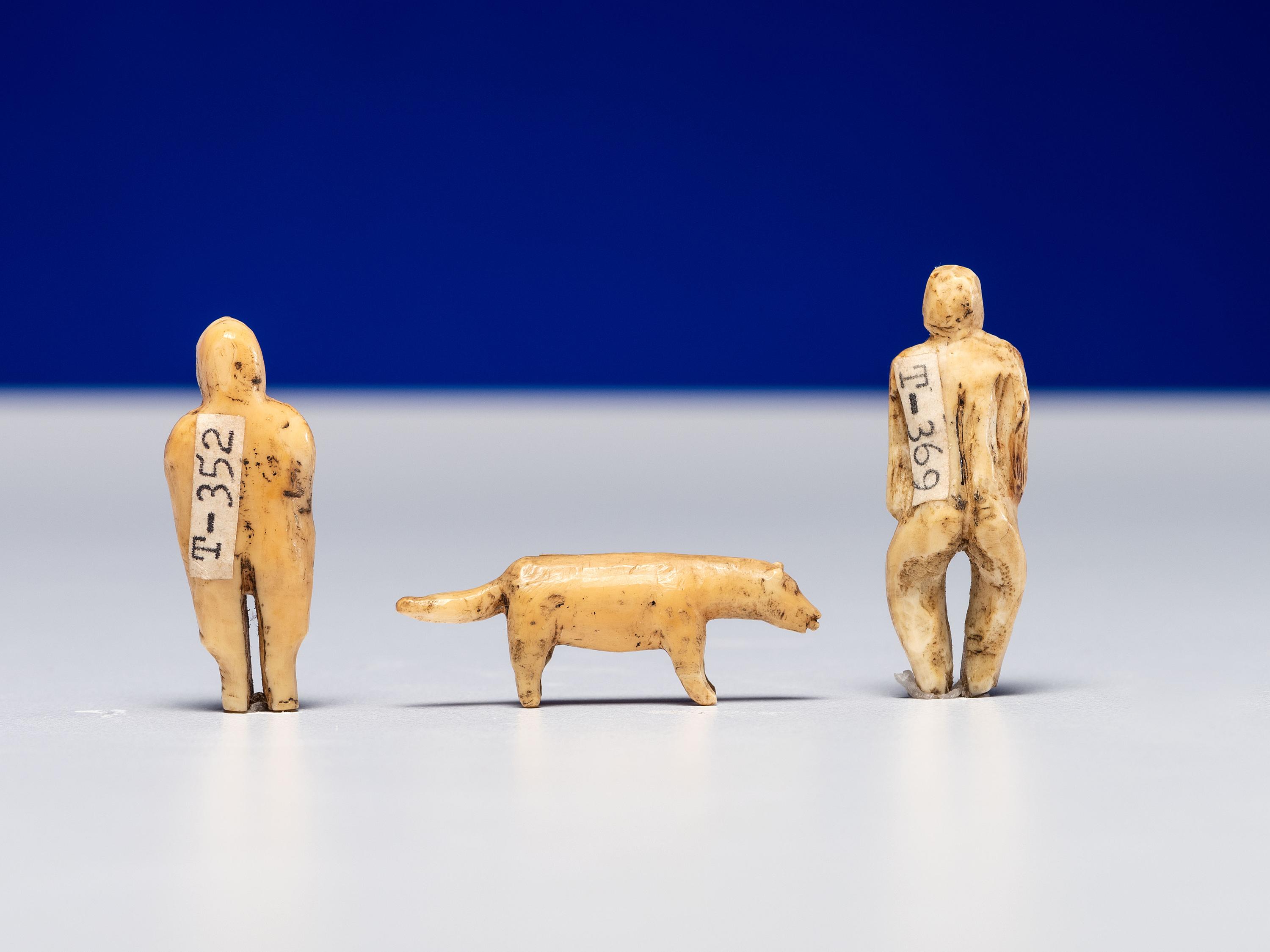 Inupiat Decorated Buttons, Toggles, and Figures