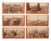 [WESTERN AMERICANA]. WATKINS, Carleton (1829-1916), photographer. A group of 17 stereoviews showing San Francisco and vicinity. San Francisco, CA.