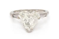 A Platinum and Diamond Ring, 3.00 dwts.