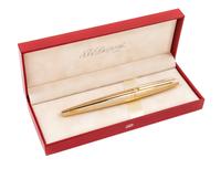 An S.T. Dupont Gold-Plated Ellipsis Fountain Pen