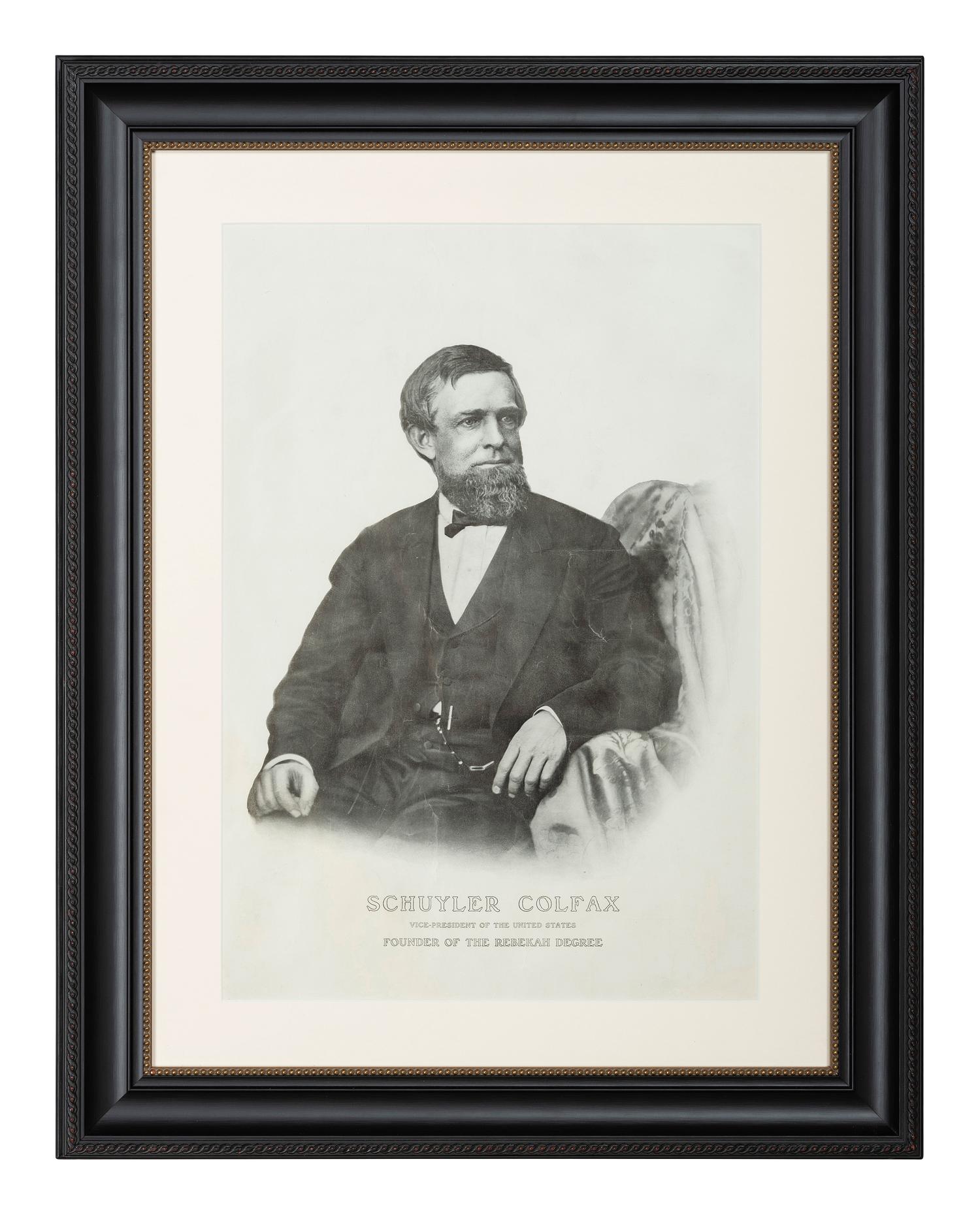 [CIVIL WAR]. A group of 7 engravings of politicians and other notable figures, including Schuyler COLFAX, George McCLELLAN, and Horace GREELEY, comprising: