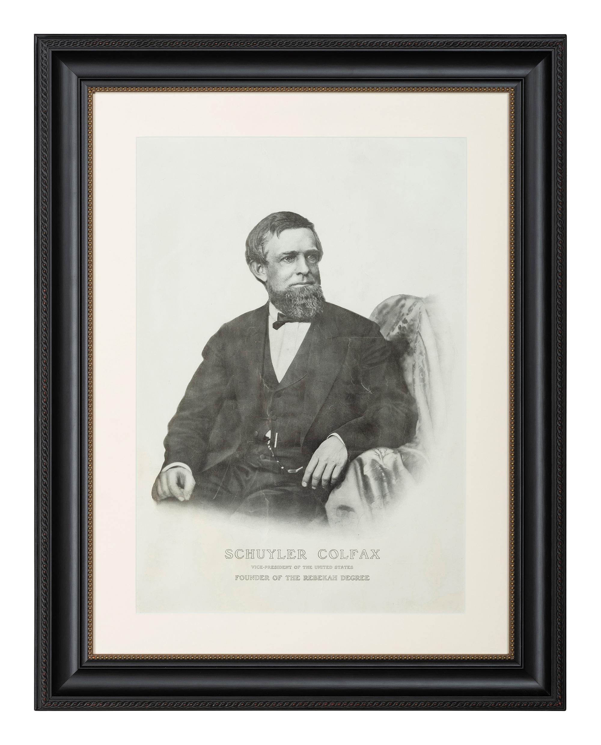 [CIVIL WAR]. A group of 7 engravings of politicians and other notable figures, including Schuyler COLFAX, George McCLELLAN, and Horace GREELEY, comprising:
