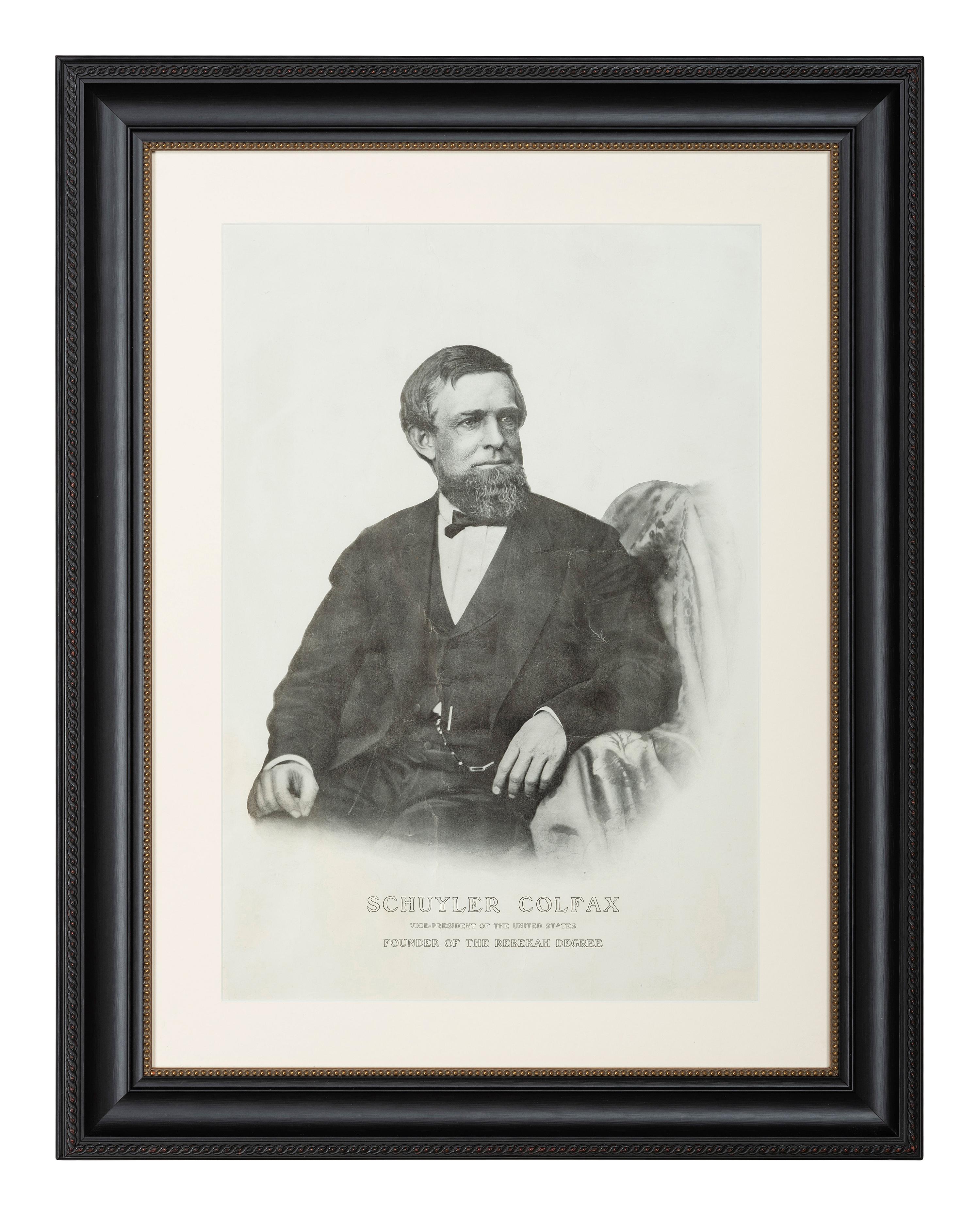 [CIVIL WAR]. A group of 7 engravings of politicians and other notable figures, including Schuyler COLFAX, George McCLELLAN, and Horace GREELEY, comprising: