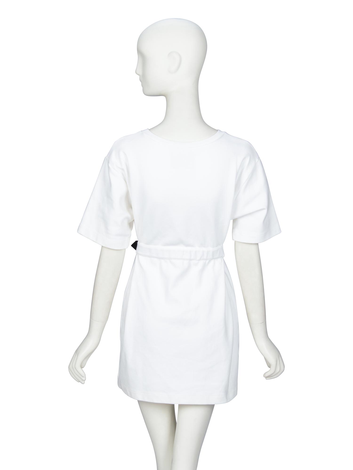 [ARO] MOSCHINO, BELTED T-SHIRT DRESS