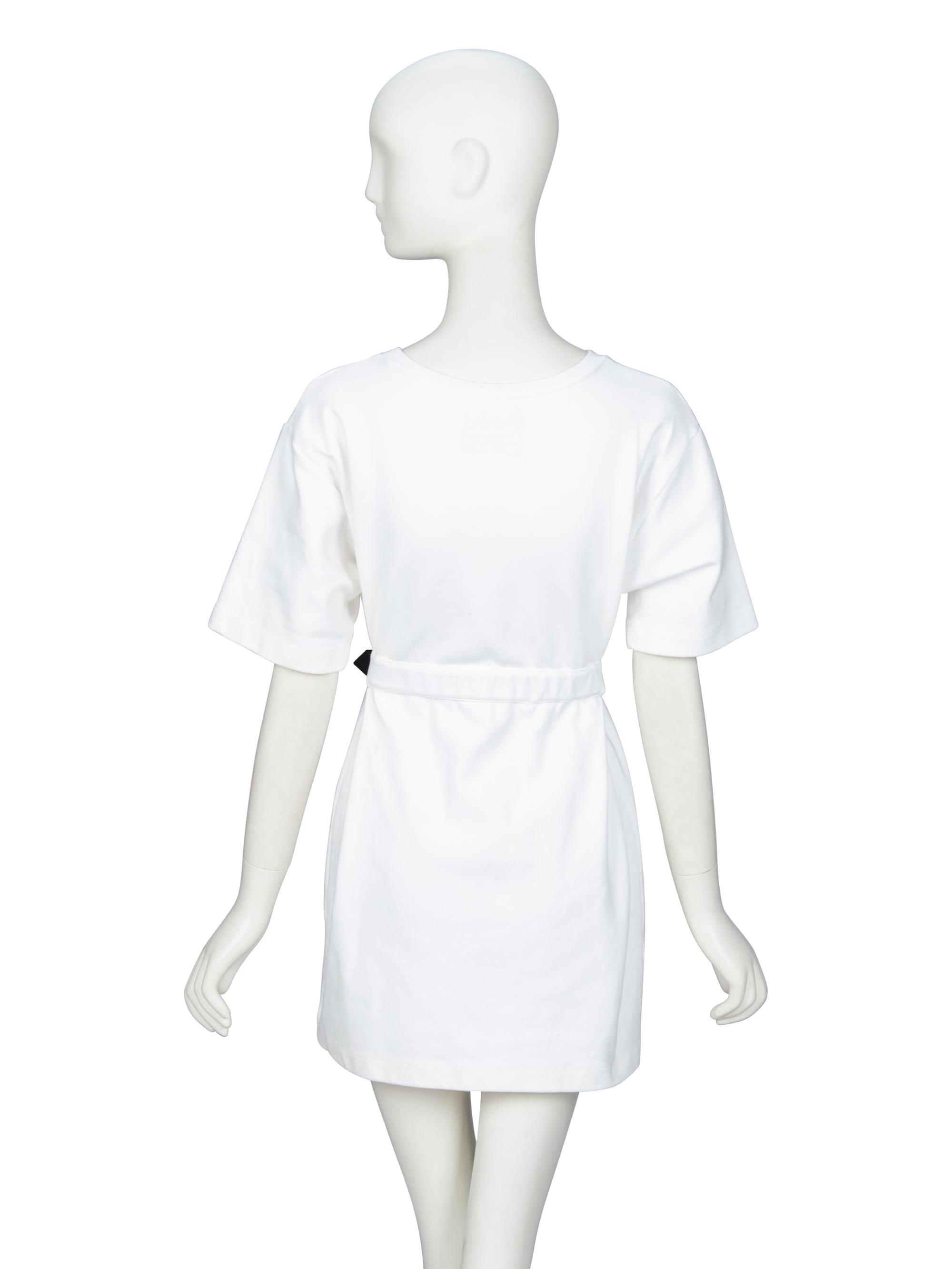 [ARO] MOSCHINO, BELTED T-SHIRT DRESS