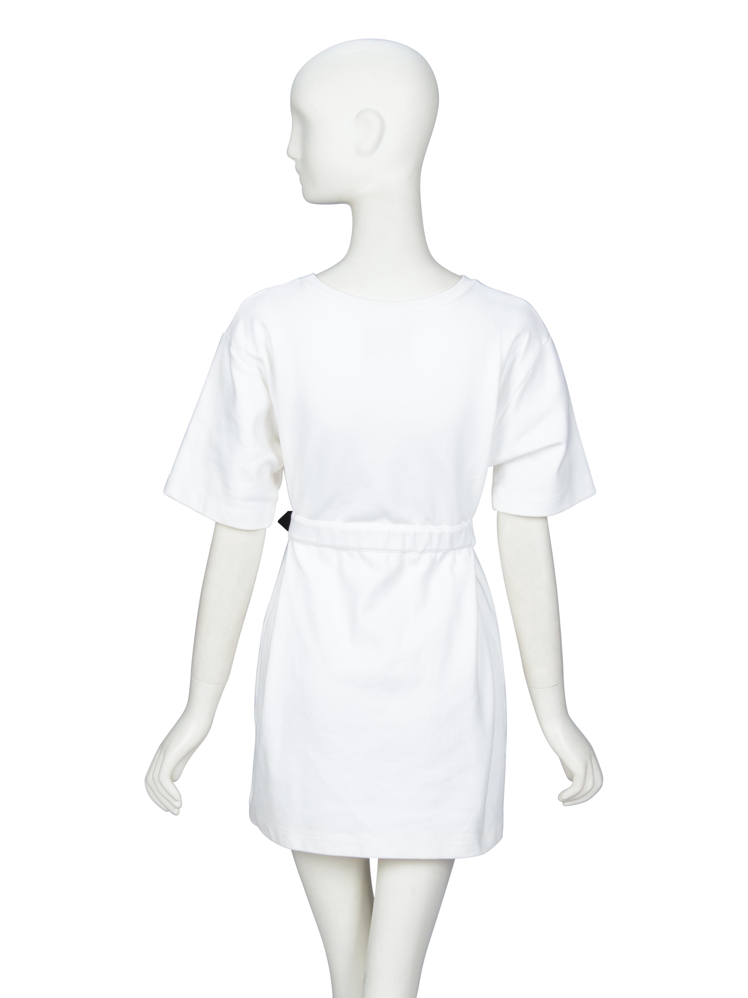 [ARO] MOSCHINO, BELTED T-SHIRT DRESS