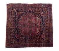 A Sarouk Rug 49 x 49 inches. — 20TH CENTURY
