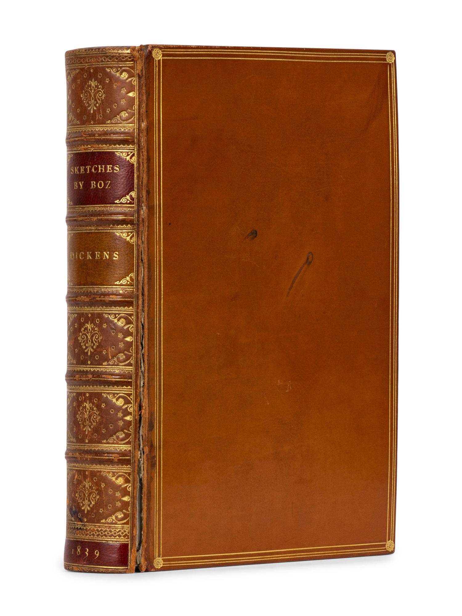 DICKENS, Charles (1812-1870). Sketches by Boz... New Edition, Complete . London: Chapman and Hall, 1839.