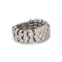 ROBERTO COIN, WHITE GOLD AND DIAMOND 'APPASSIONATA' RING