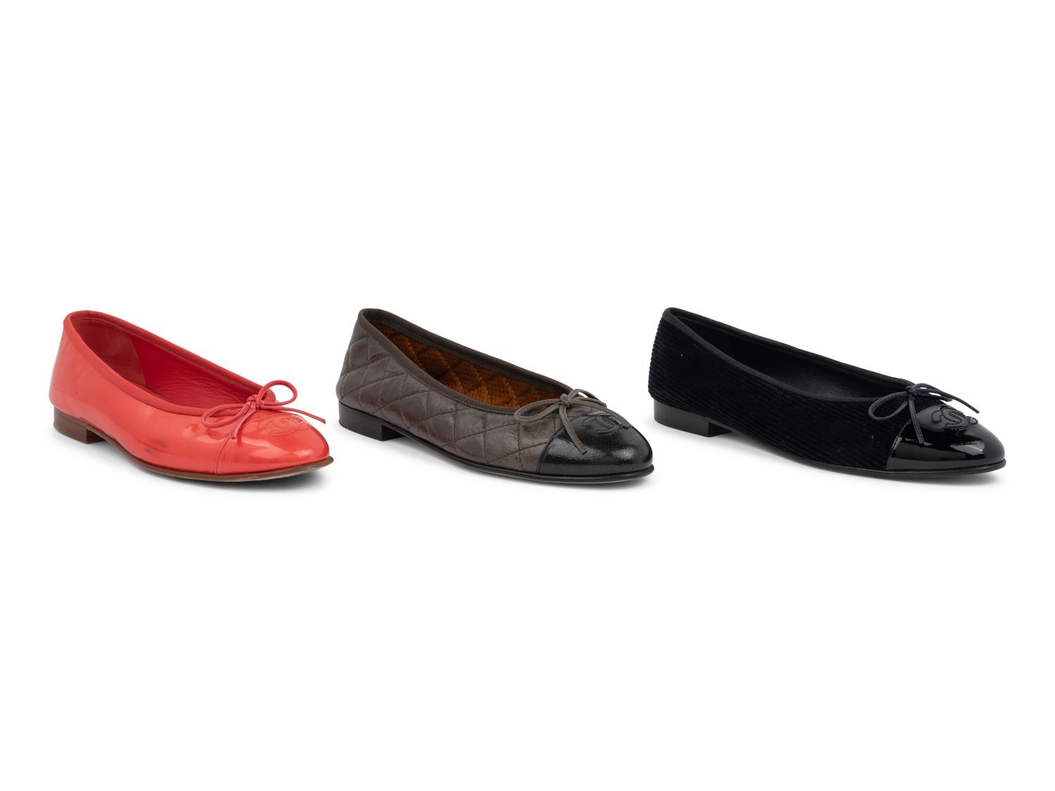 Three Pairs of Chanel Shoes