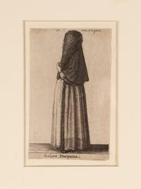 MCREERY, John. A Collection of Original Etchings . London, 1816. A group of four plates depicting 17th century European women after Wenceslaus Hollar's Theatrum Mulierum (The Theater of Women), comprising: