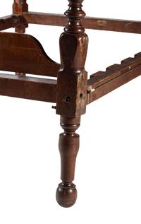 A Federal Mahogany Tester Bed