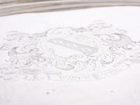 A George III Silver Armorial Handled Tray