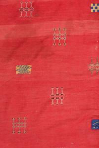 A Moroccan Kilim Wool Rug