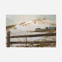 Andrew Wyeth (American, 1917–2009) Blue Blanket