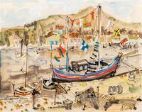 Ships in Harbor