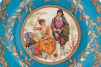 Three Sèvres Style Porcelain Plates