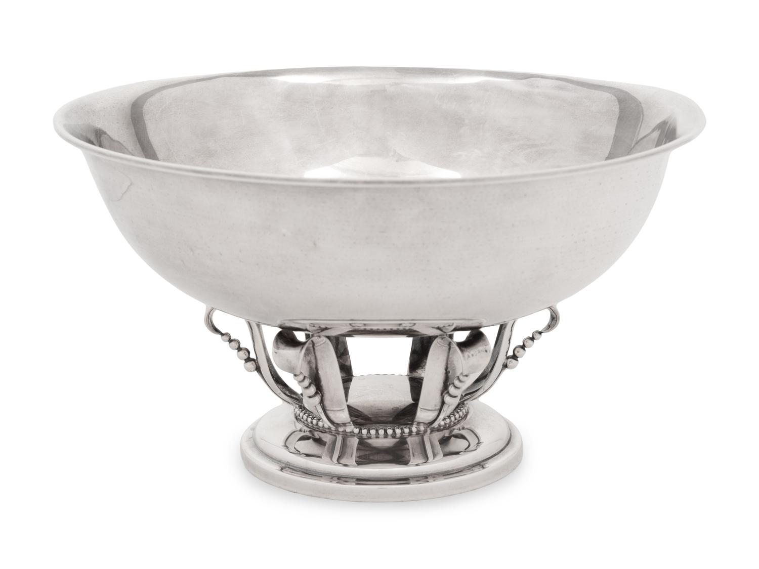 An American Silver Center Bowl
