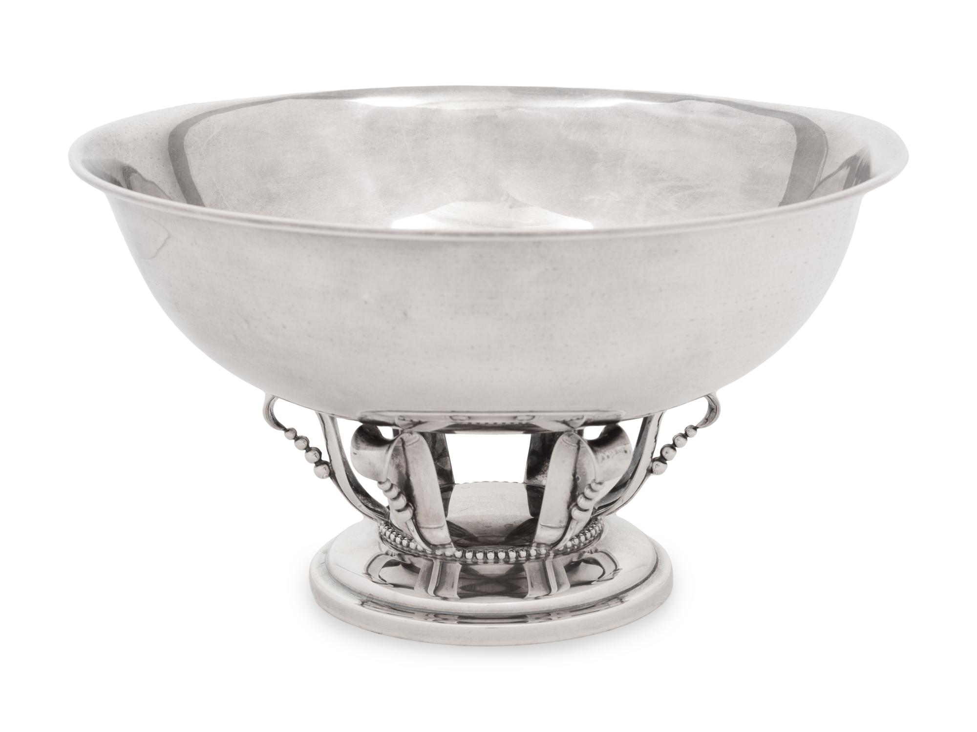 An American Silver Center Bowl