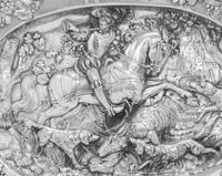 A German Silver Sideboard Dish