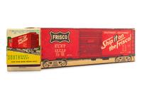 A Group of Polychrome Model Trains