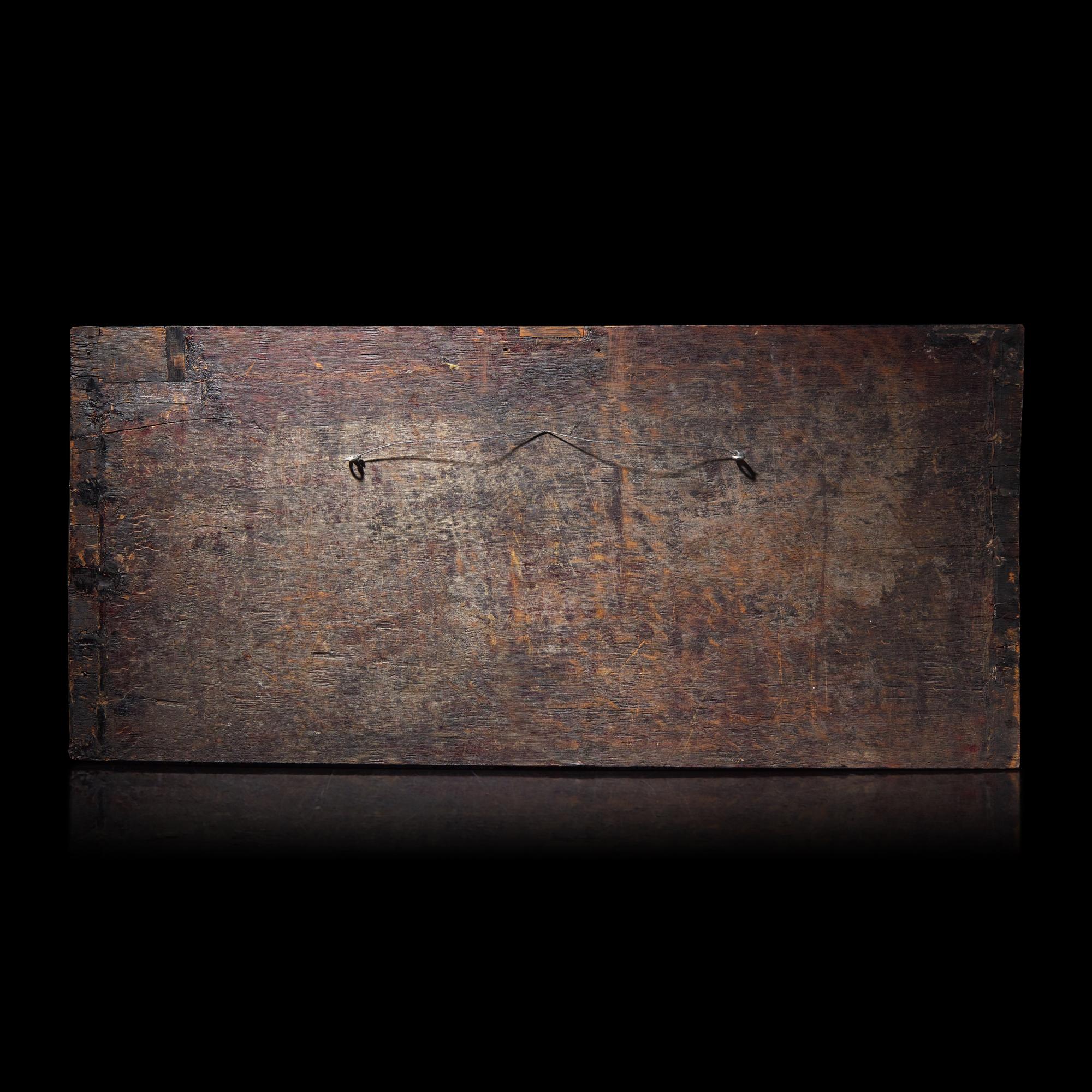 A Burmese Gilt Lacquered Wood Panel, late 19th/20th Century 十九/二十世紀 緬甸漆金木刻板