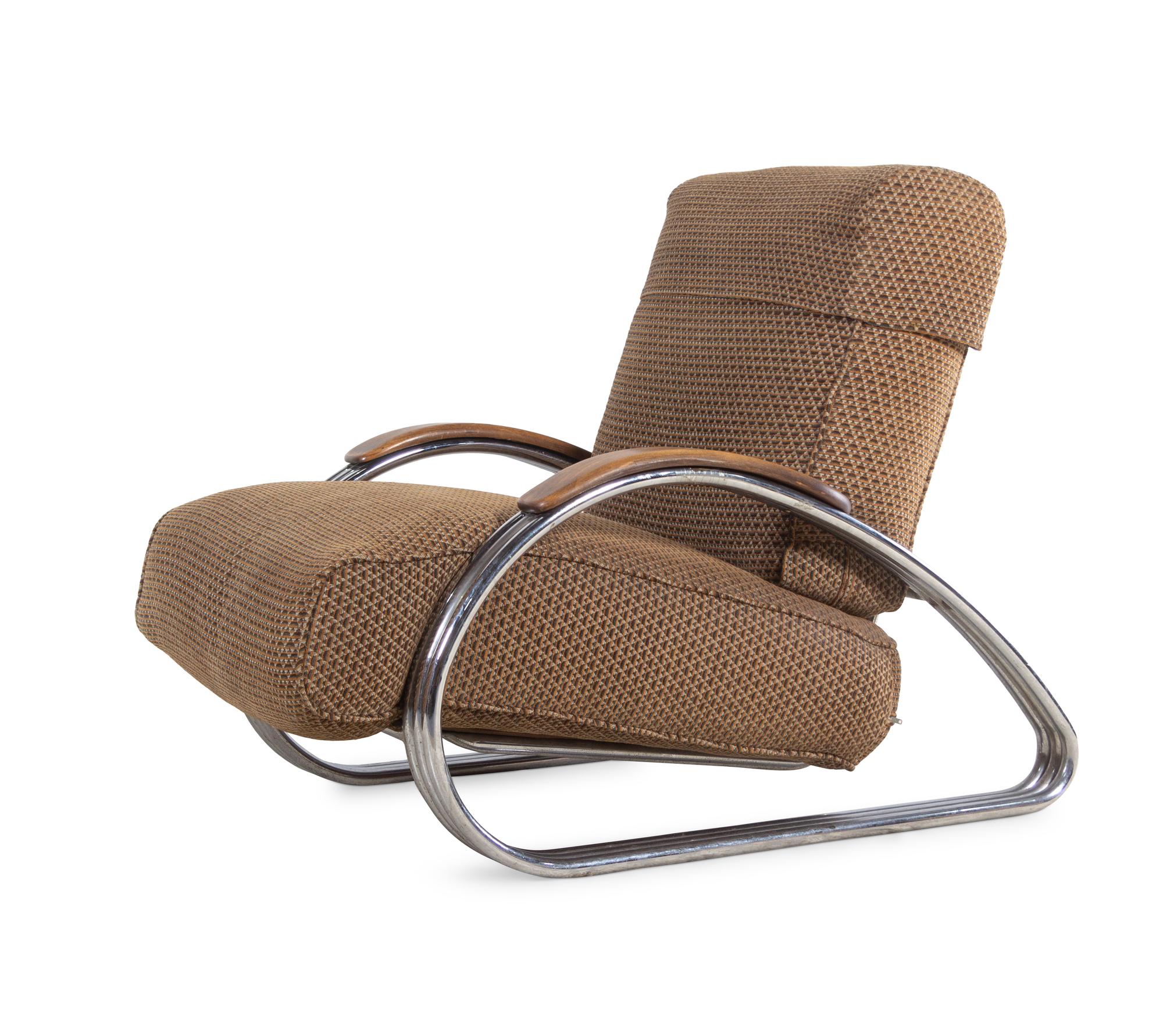 Streamline Lounge Chair, c. 1930 Lloyd Manufacturing Company