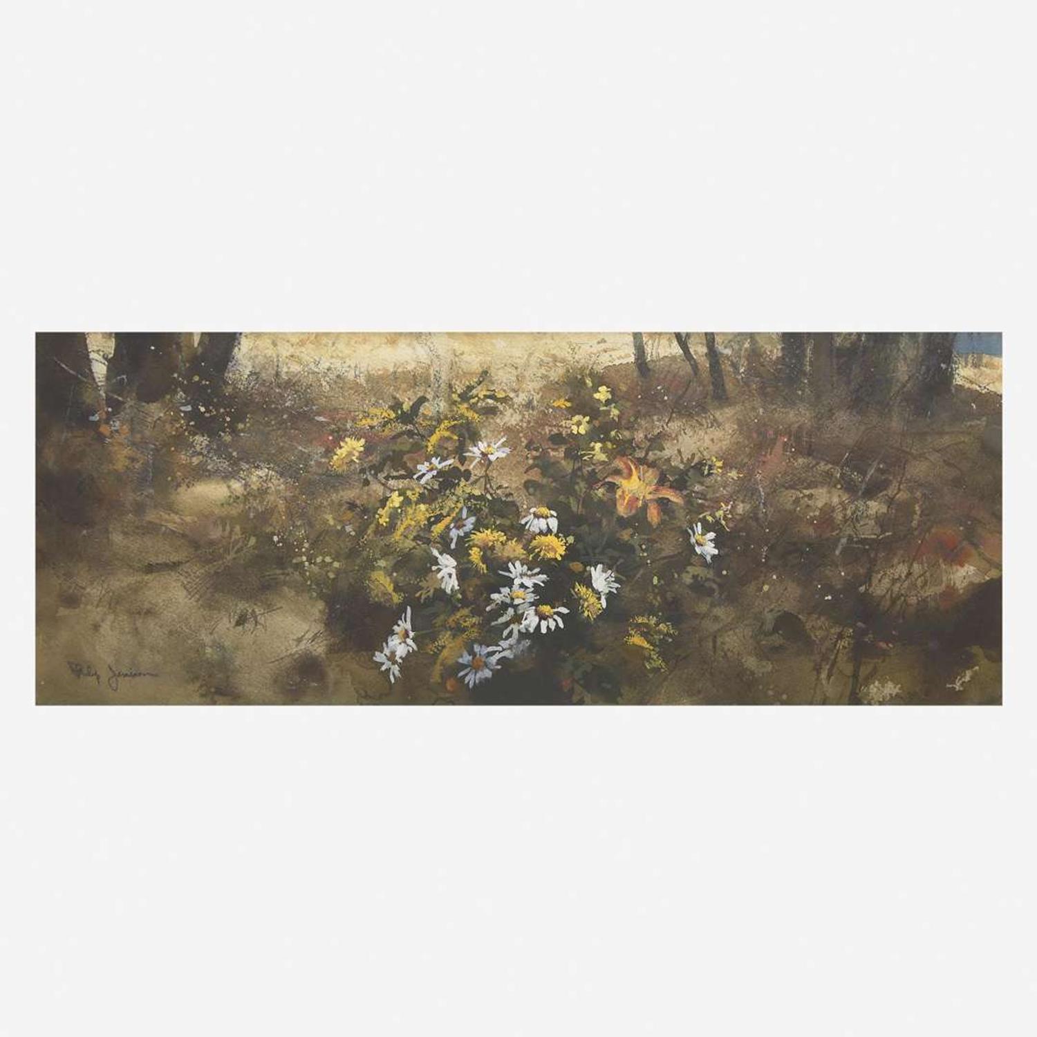 Philip Jamison (American, 1925-2021) Woodland Bouquet; together with a companion