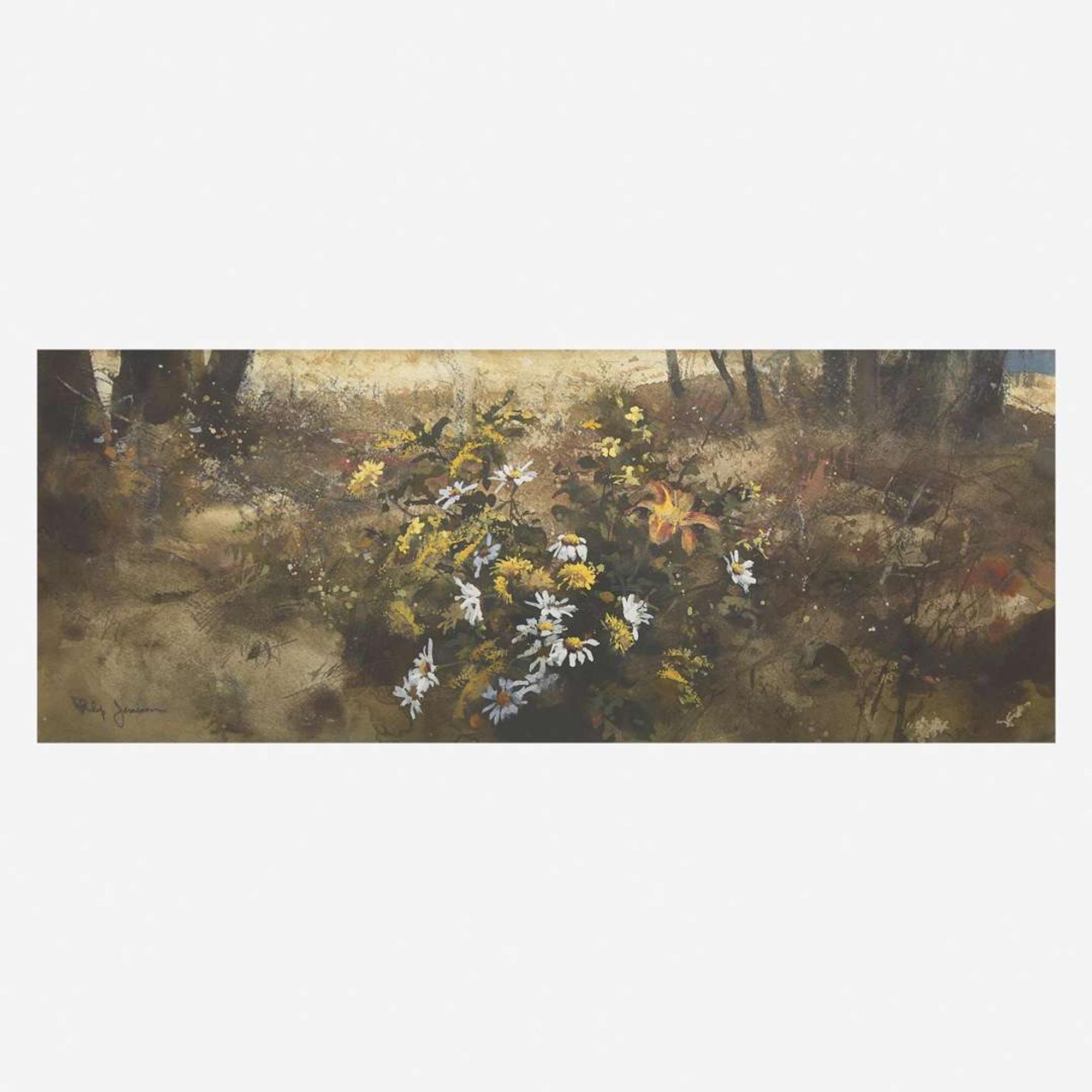 Philip Jamison (American, 1925-2021) Woodland Bouquet; together with a companion