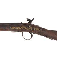 Native Altered Percussion Trade Gun by Isaac Hollis & Sons