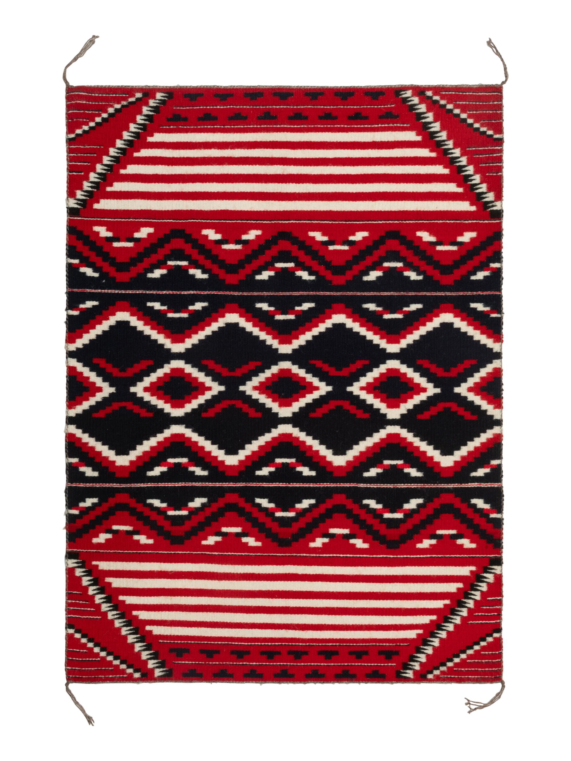Navajo Serape Revival Weaving / Rug