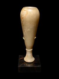 An Egyptian Alabaster Vessel