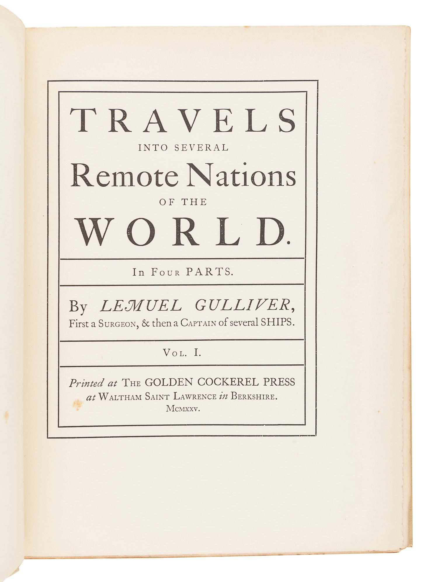 [FINE PRESS BOOKS]. A group of 5 works, comprising: